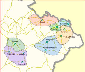 Mapa distribuce časopisu ZIKADO
